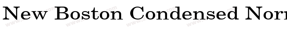 New Boston Condensed Normal字体转换